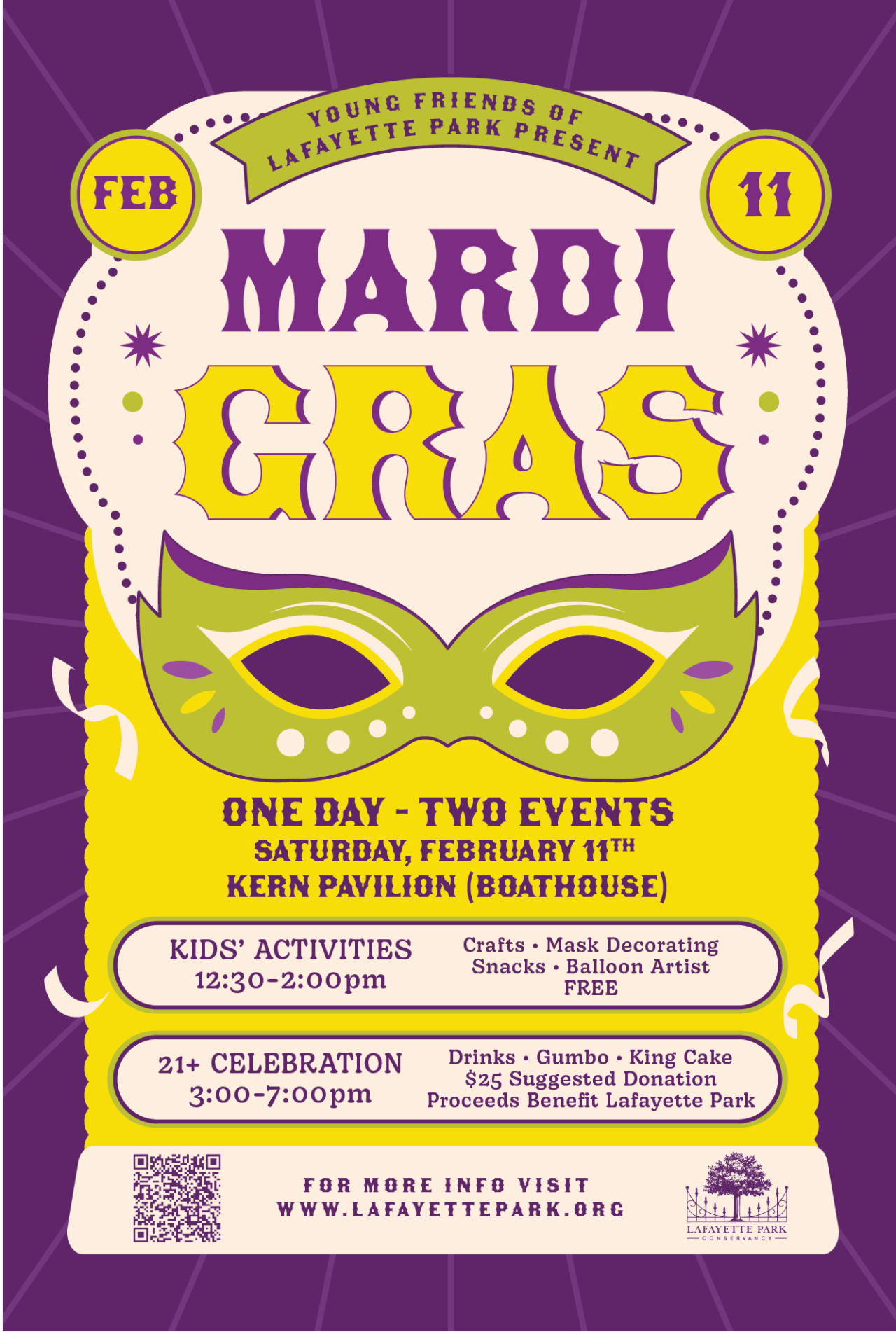 Lafayette Park Mardis Gras 2023 Lafayette Park Conservancy